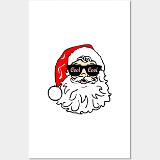 Funny Cool Santa Christmas Party in July Holiday Gifts Posters and Art